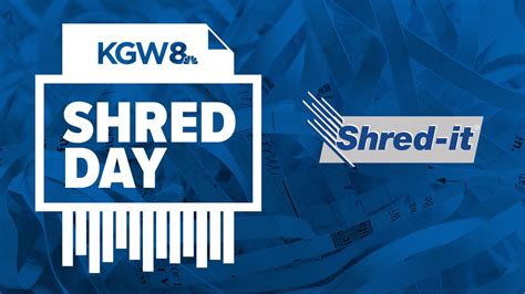 It's SHRED DAY, all day at KGW Studios - great chance to get those private documents shredded, for free. . Kgw shred day 2023